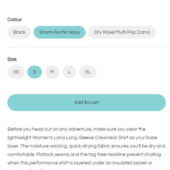 NWT Marmot - Women's Lightweight Lana LS Crew - Size S - Picture 8 of 8